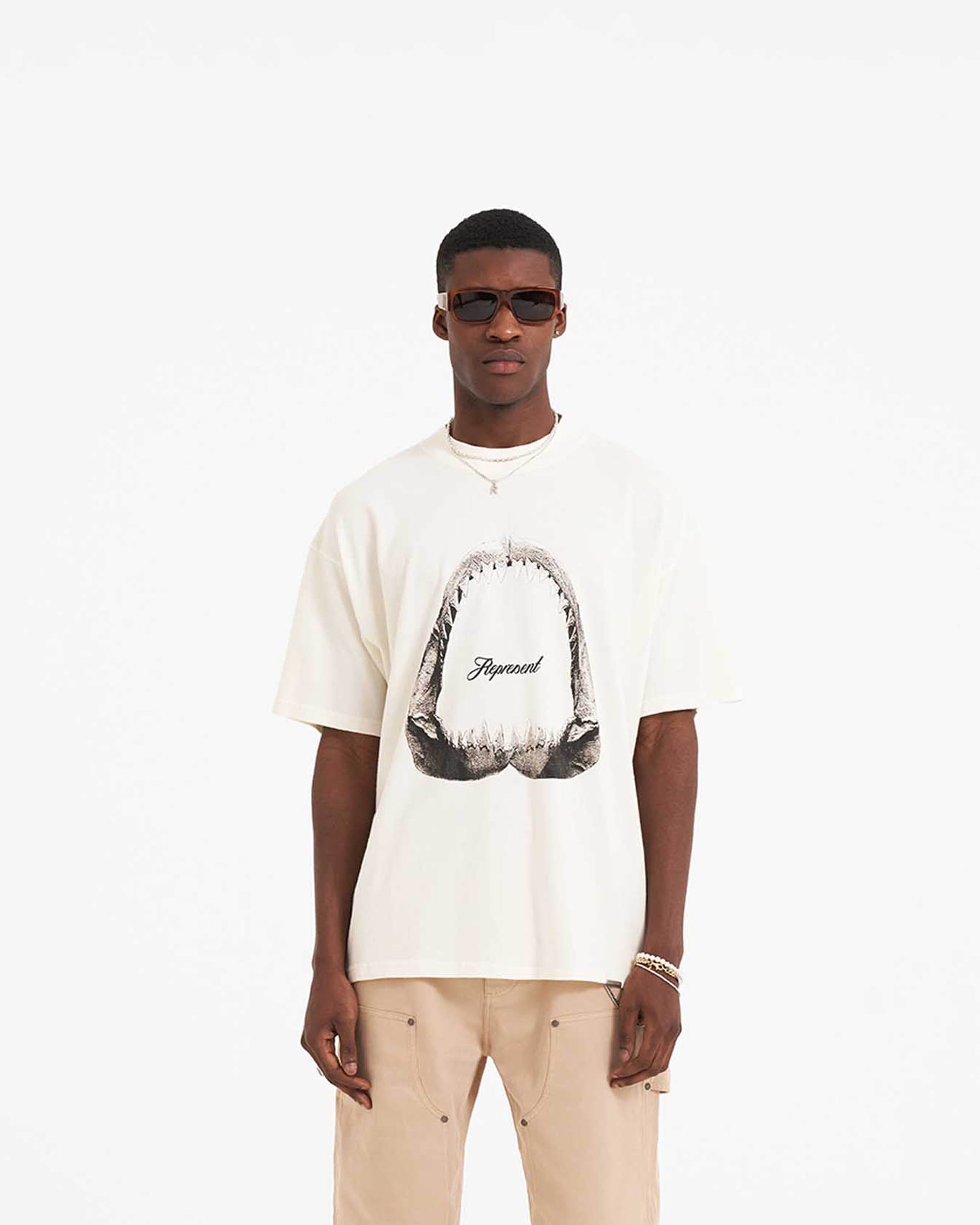 SS23 Shark Jaws T-Shirt - Flat White