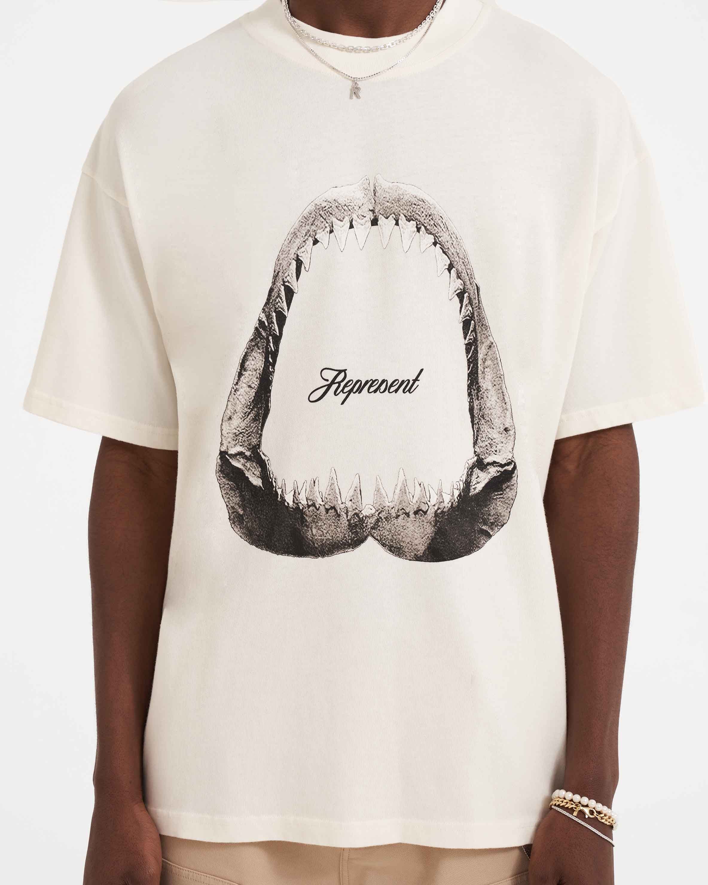 SS23 Shark Jaws T-Shirt - Flat White