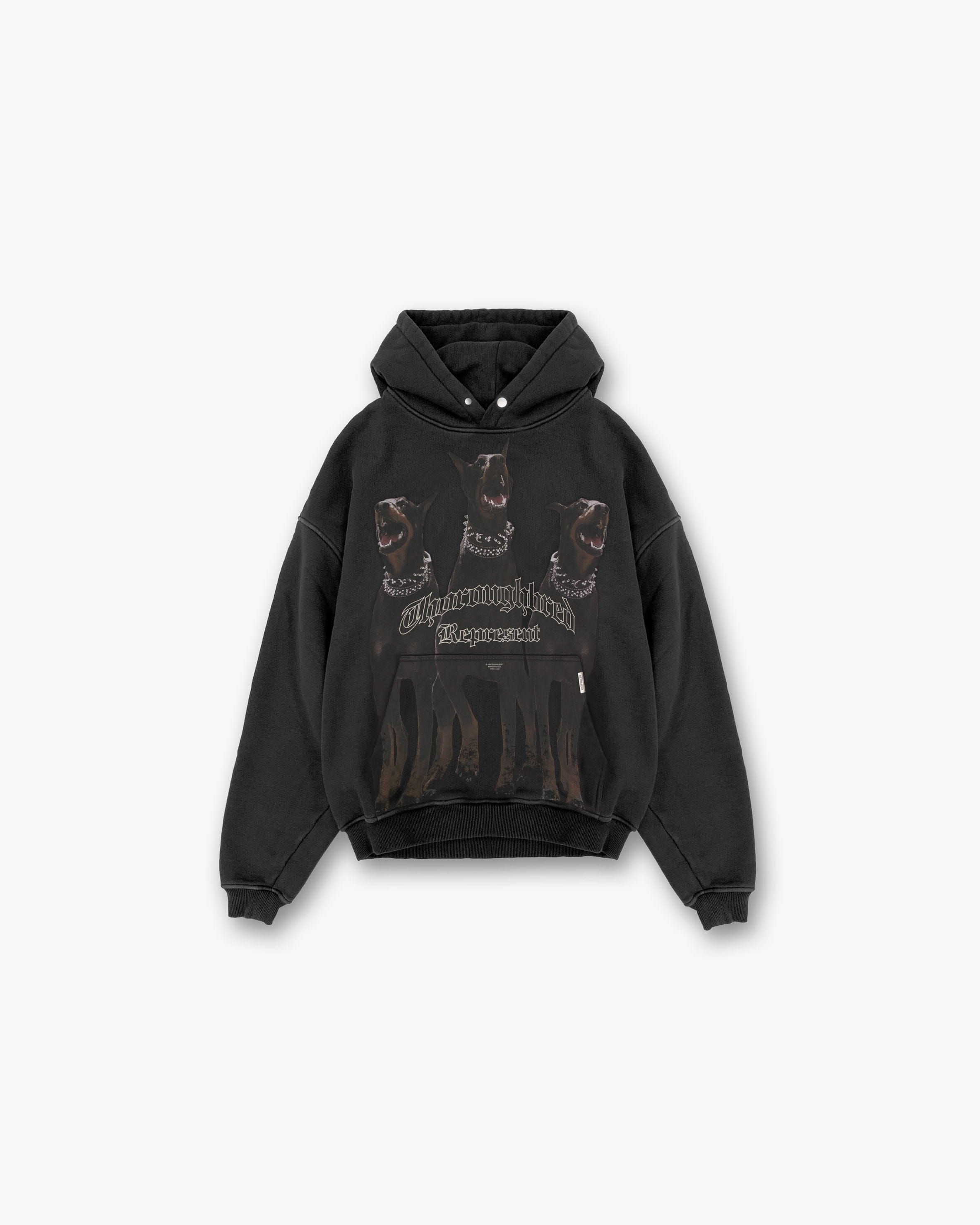 FW21 Thoroughbred Hoodie - Vintage Black