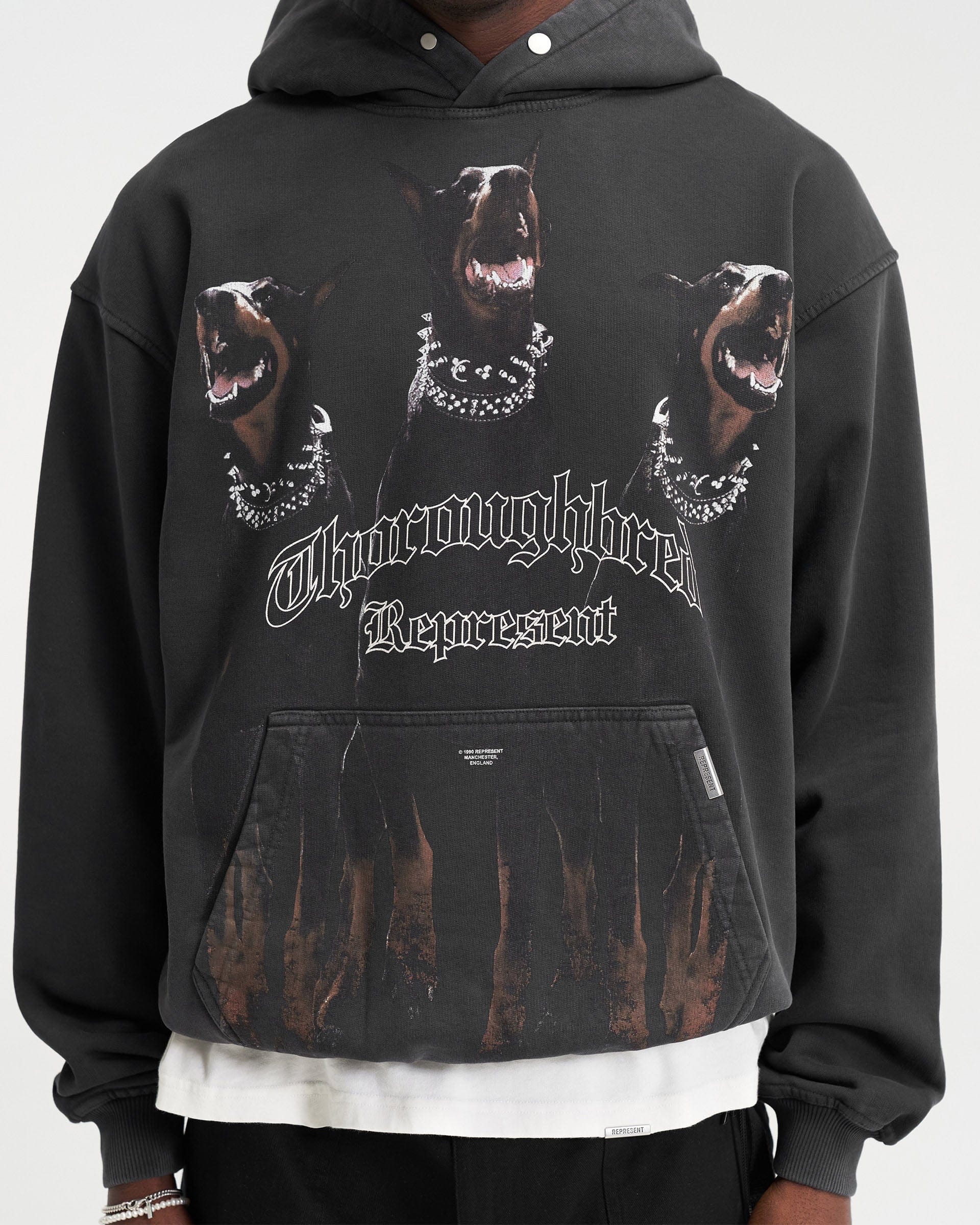 FW21 Thoroughbred Hoodie - Vintage Black