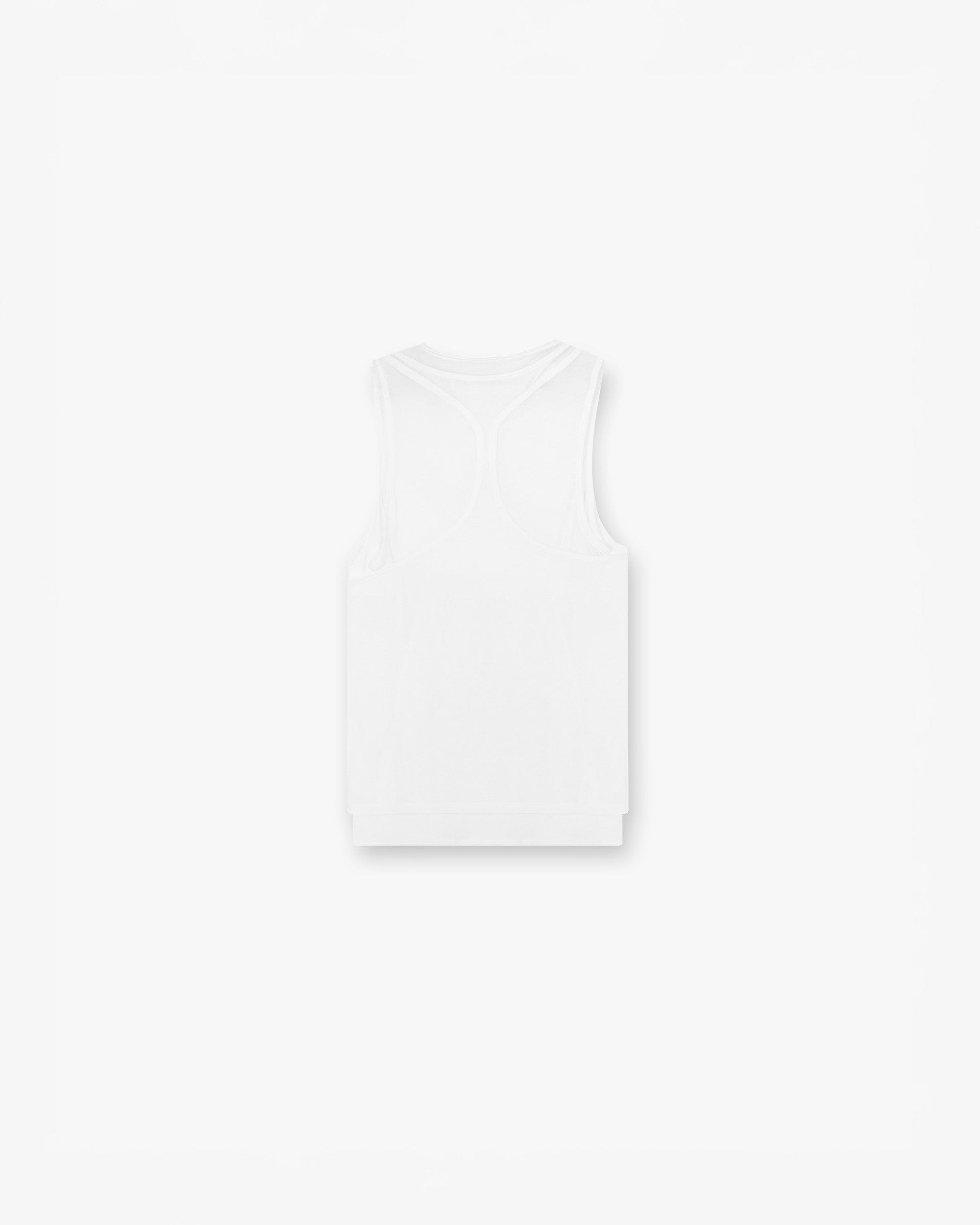 Womens 247 247 Double Layer Training Vest - White