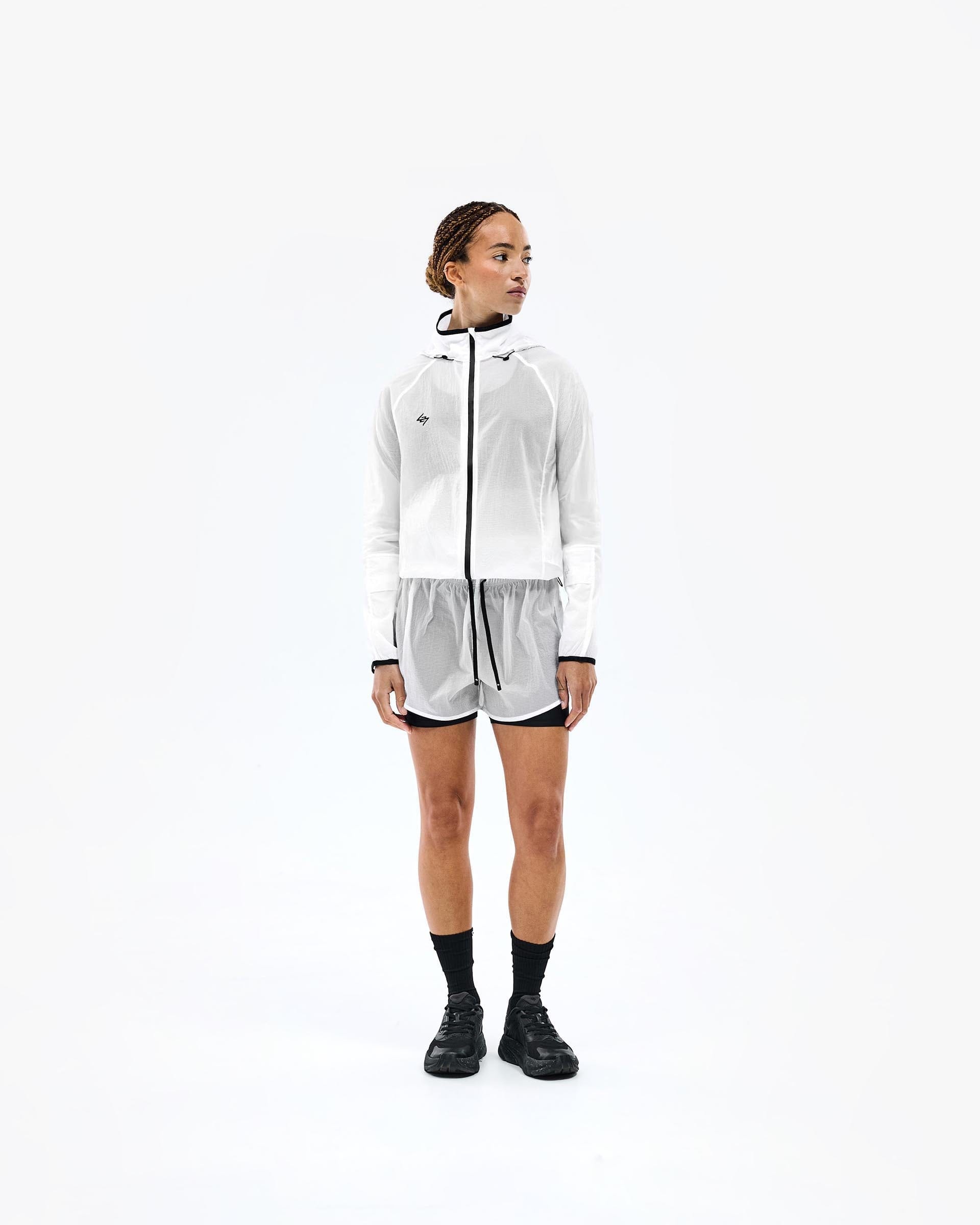 Womens 247 247 Fly Running Jacket - White