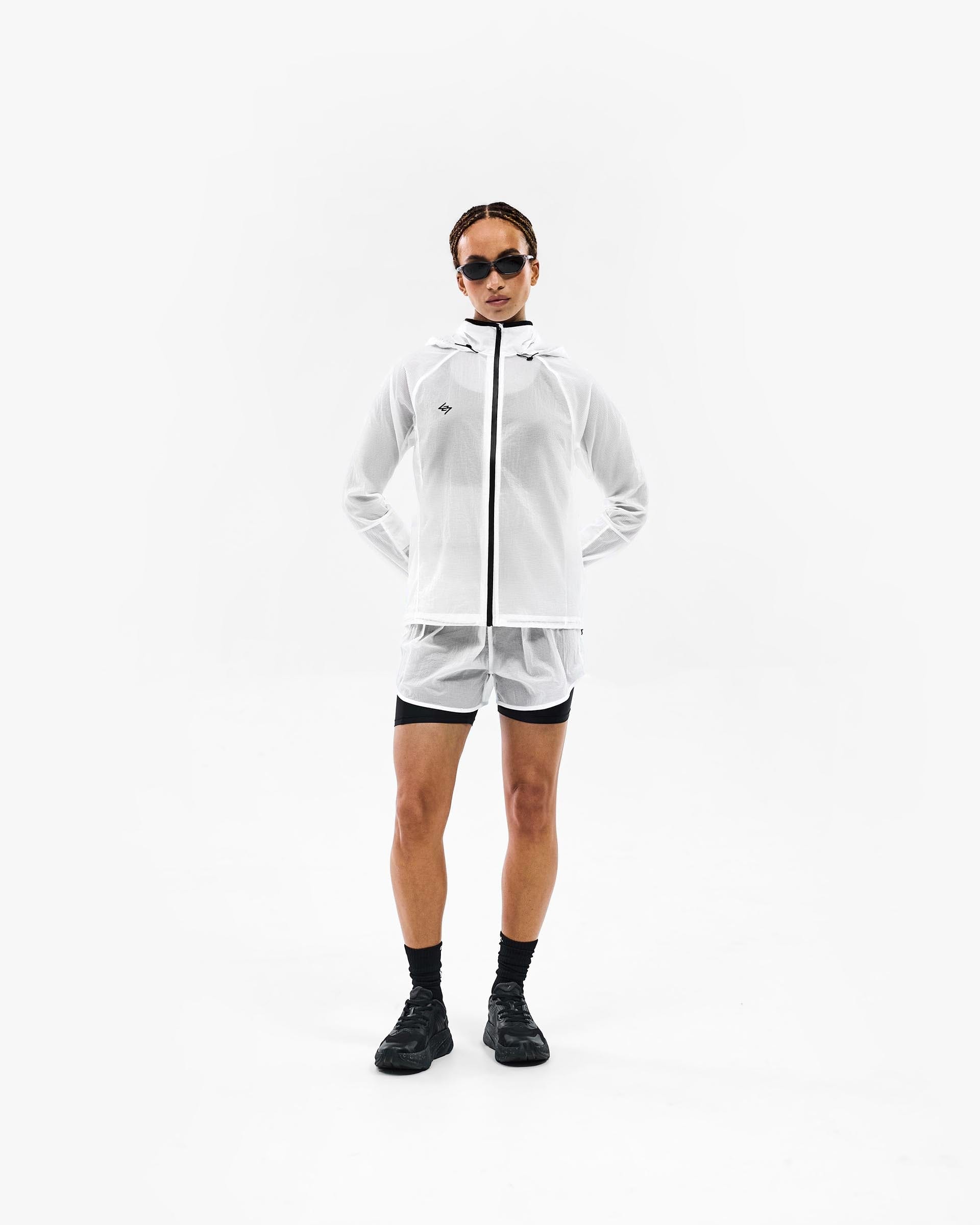 Womens 247 247 Fly Running Jacket - White