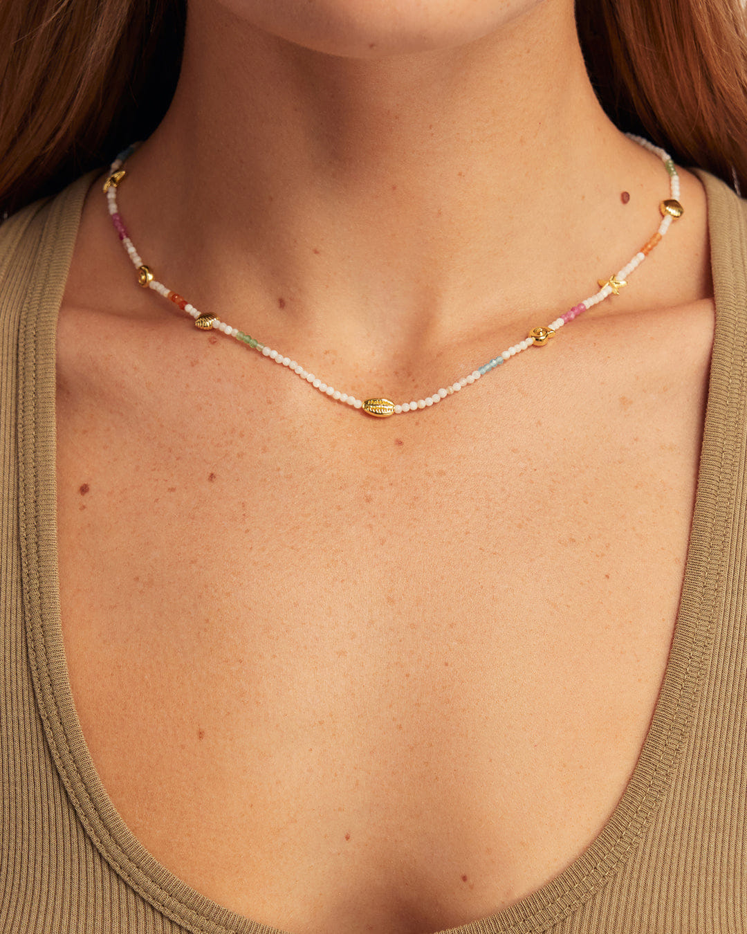 Summer 2026 Fashion Reef Beach Mini Charm Necklace