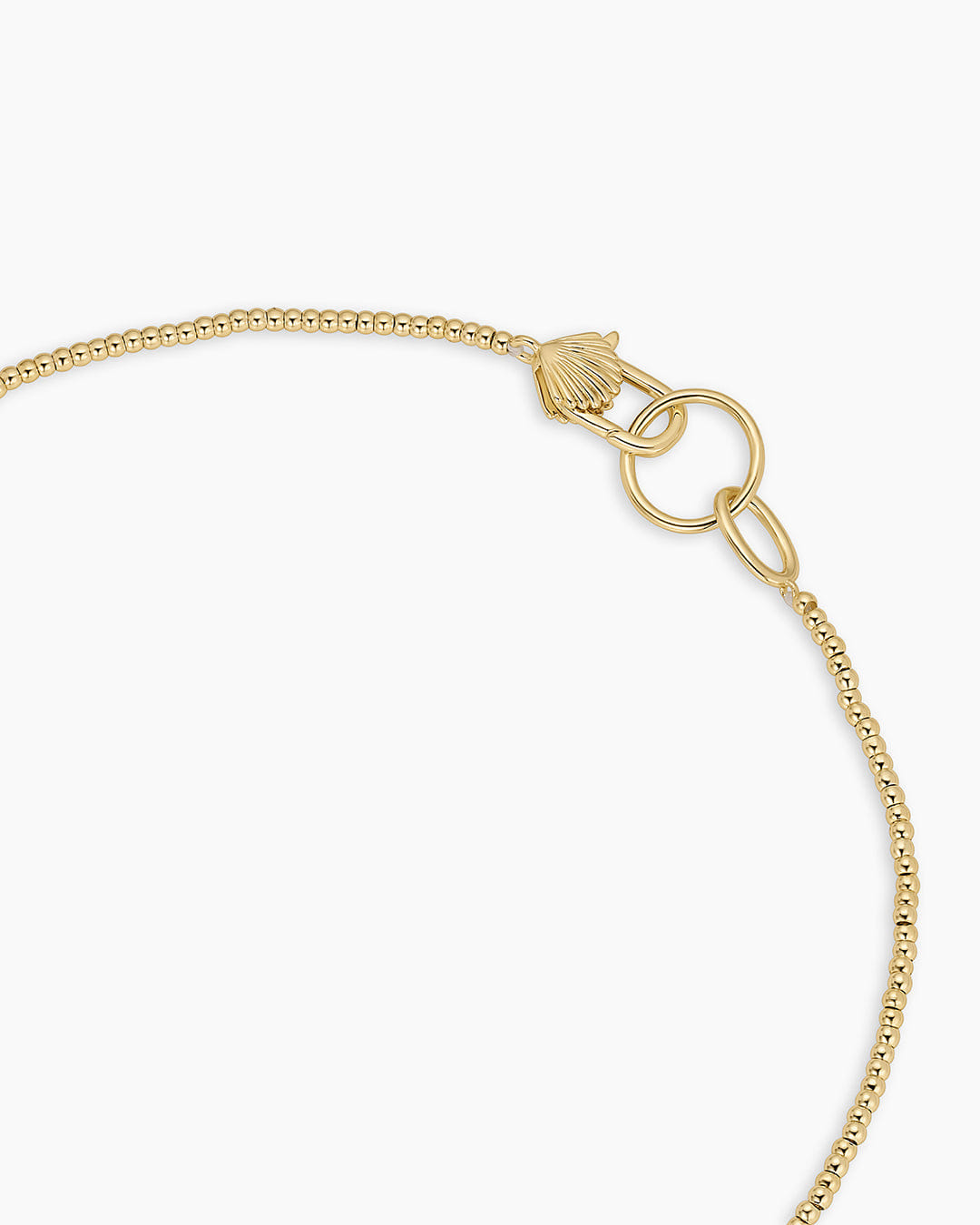 Summer 2026 Fashion Scallop Padlock Sunset Necklace