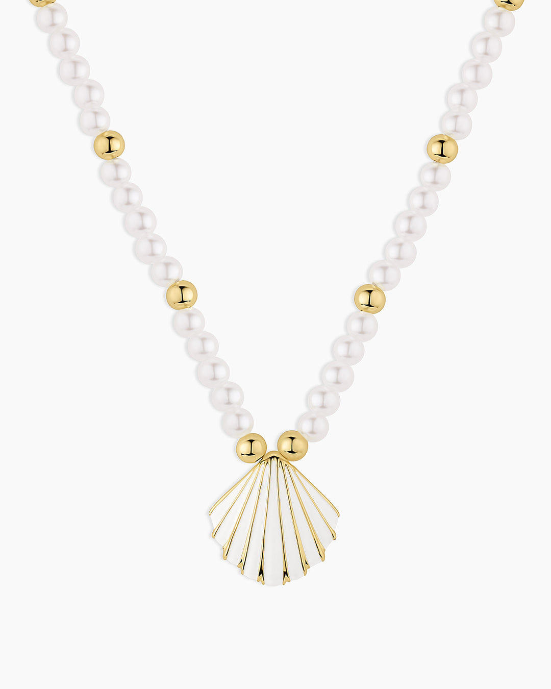 Summer 2026 Fashion Scallop Pearl Necklace