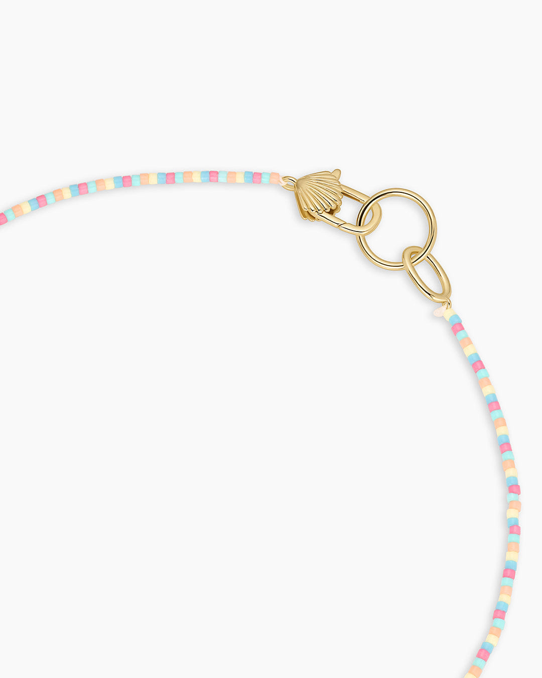 Summer 2026 Fashion Scallop Padlock Beach Necklace