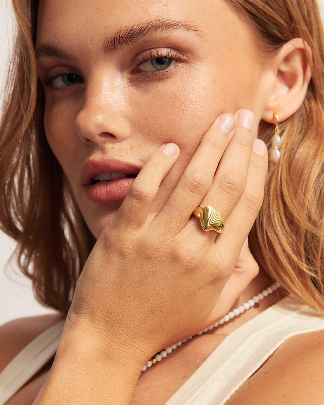 Summer 2026 Fashion Pearl Locket Ring