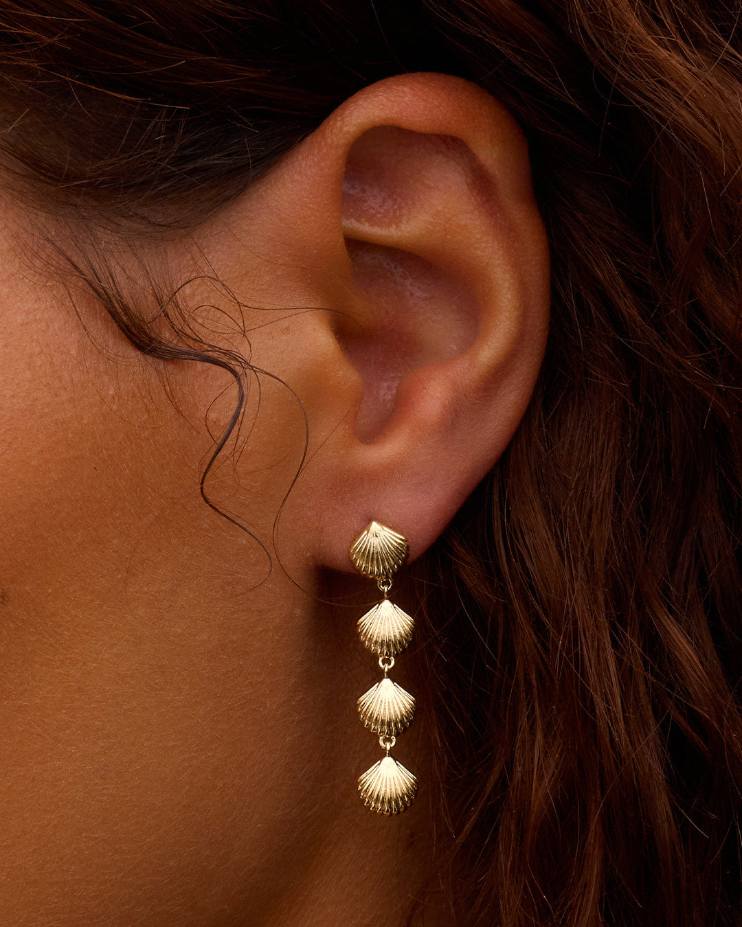Summer 2026 Fashion Scallop Mini Drop Earrings