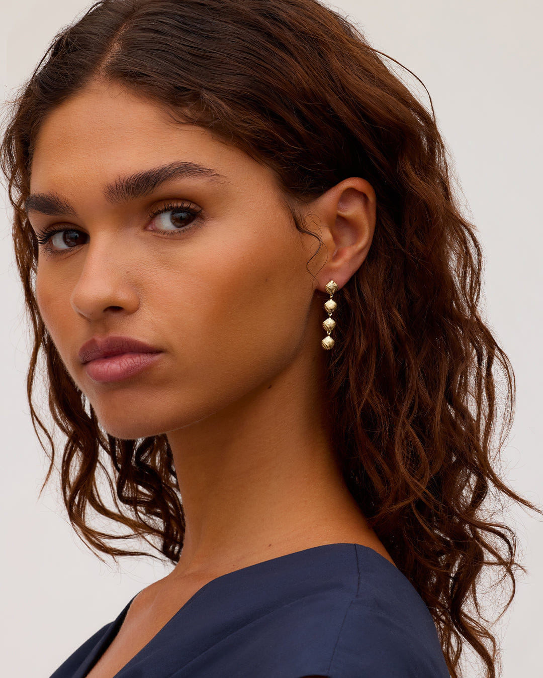 Summer 2026 Fashion Scallop Mini Drop Earrings