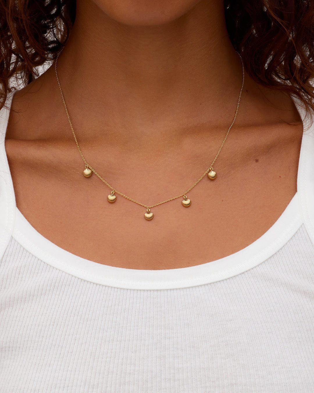 Summer 2026 Fashion Scallop Mini Necklace