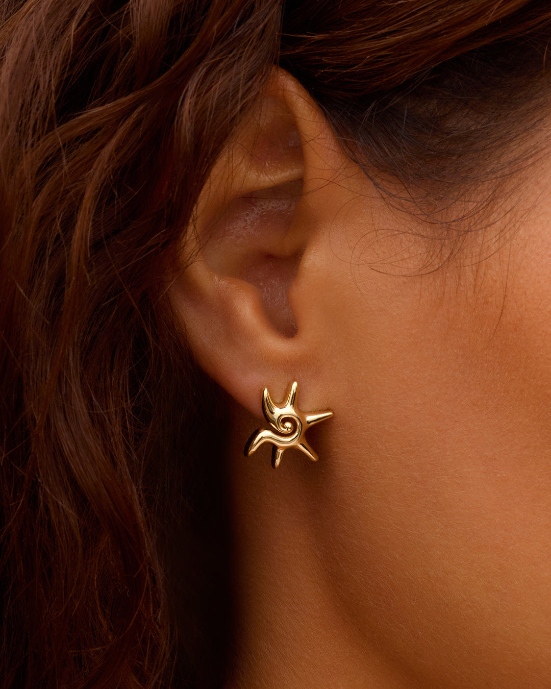 Summer 2026 Fashion Sun Star Earrings