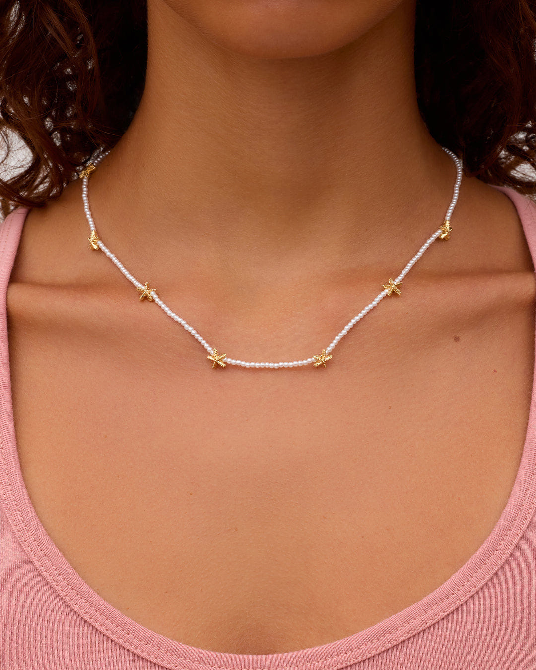 Summer 2026 Fashion Starfish Pearl Necklace