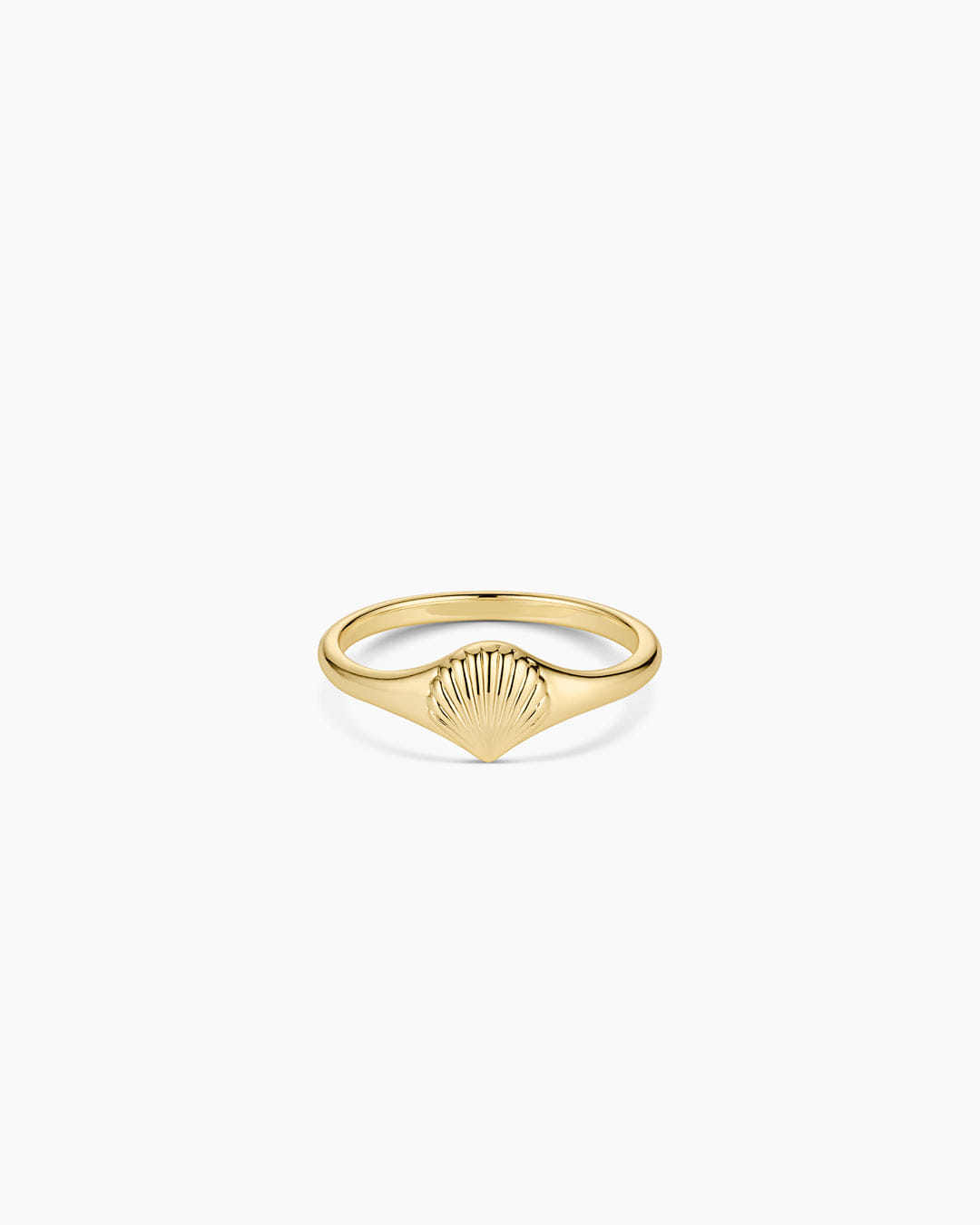 Summer 2026 Fashion Scallop Mini Signet Ring