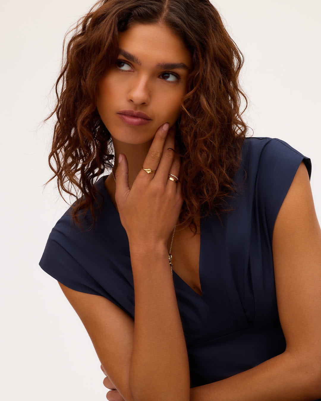 Summer 2026 Fashion Scallop Mini Signet Ring