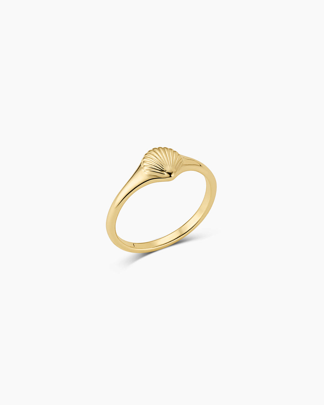 Summer 2026 Fashion Scallop Mini Signet Ring