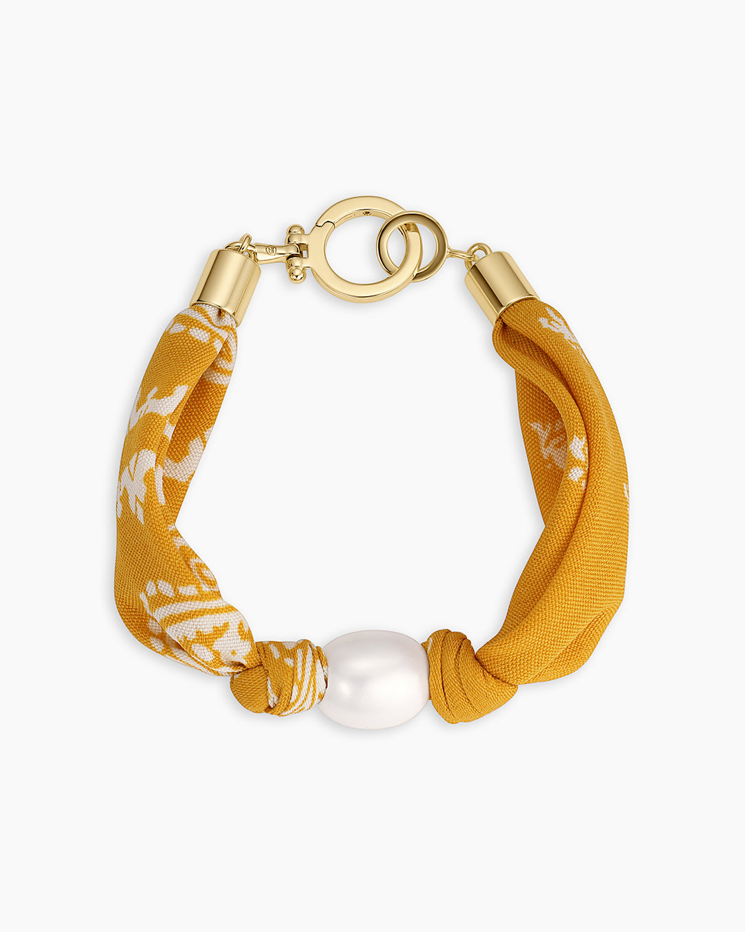 Spring 2026 Fashion Paisley Bandana Pearl Bracelet