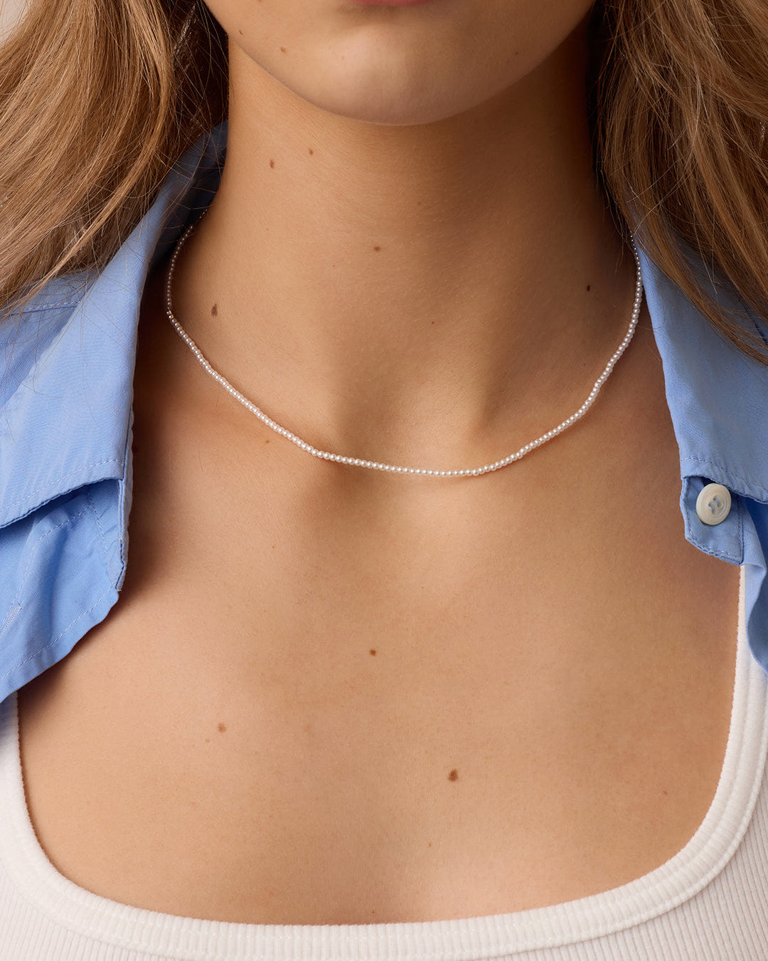 Spring 2026 Fashion Finley Mini Pearl Necklace