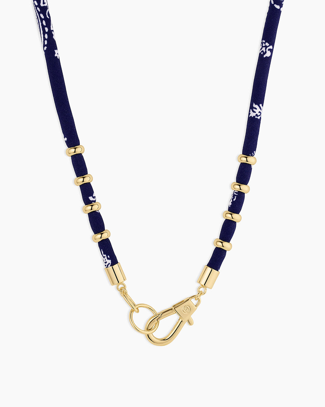 Spring 2026 Fashion Paisley Bandana Long Necklace