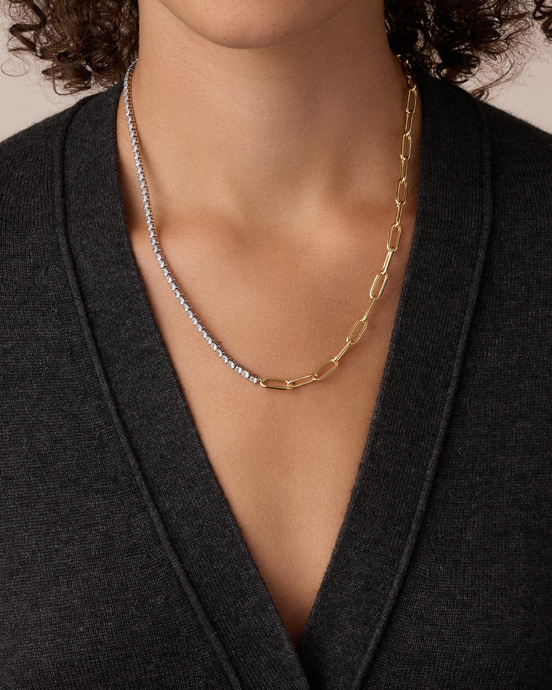 Winter 2025 Fashion Florence Tennis Chain Necklace