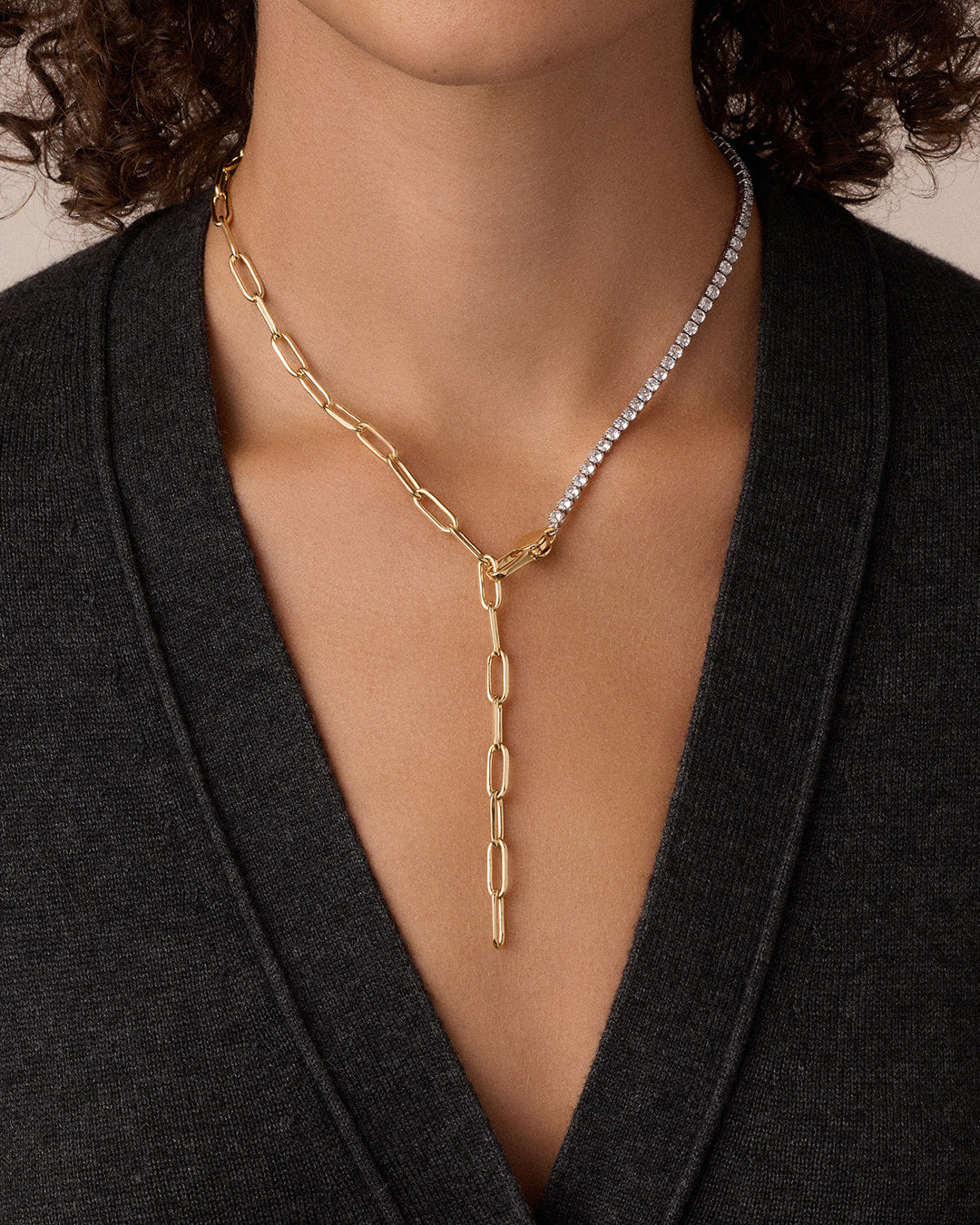 Winter 2025 Fashion Florence Tennis Chain Necklace