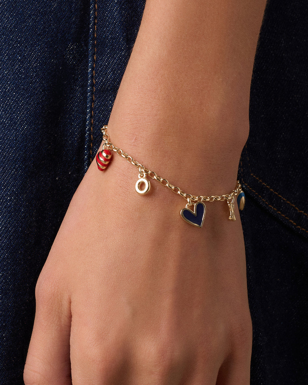 Winter 2026 Fashion Campbell Heart Charm Bracelet