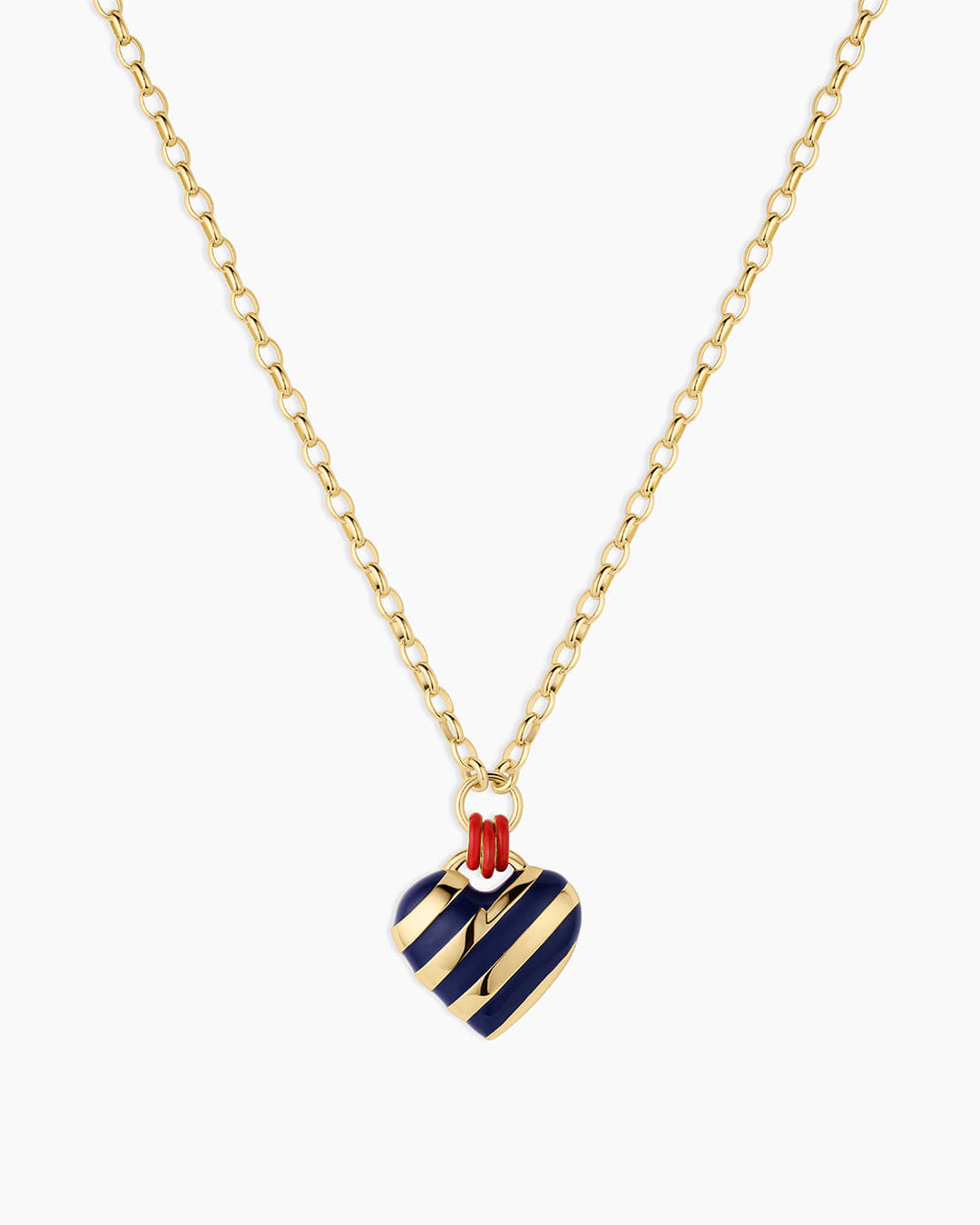 Winter 2026 Fashion Campbell Enamel Heart Pendant Necklace