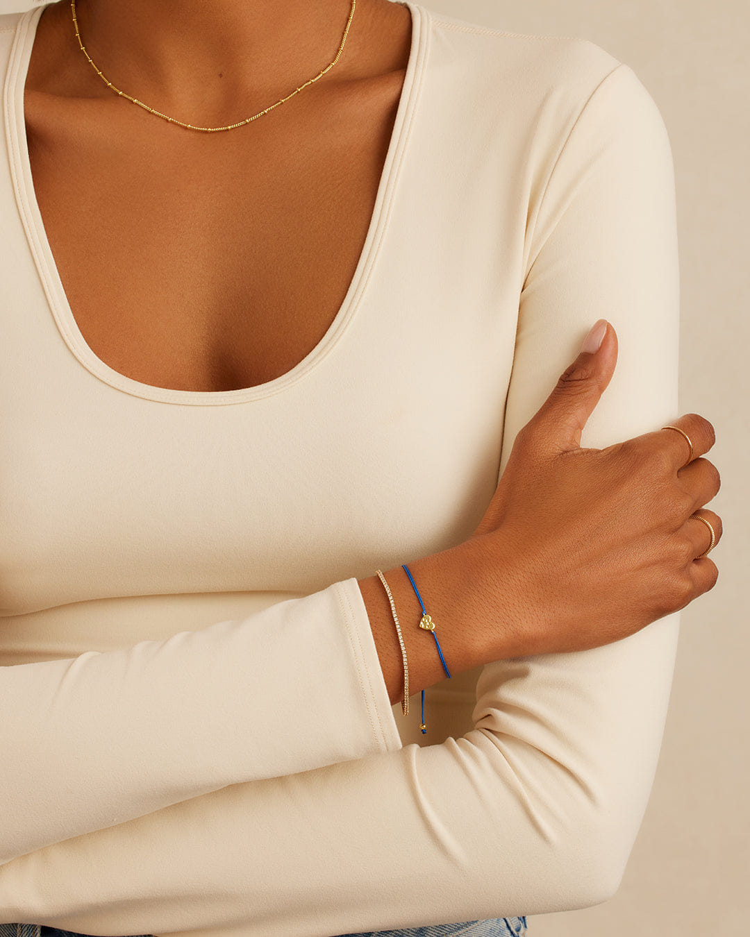 Jessica Pegula Single Paw Heart Bracelet