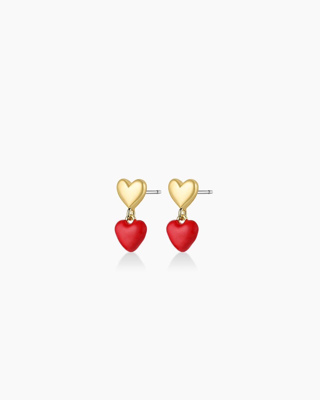 Winter 2024 Fashion Amour Earrings Red
