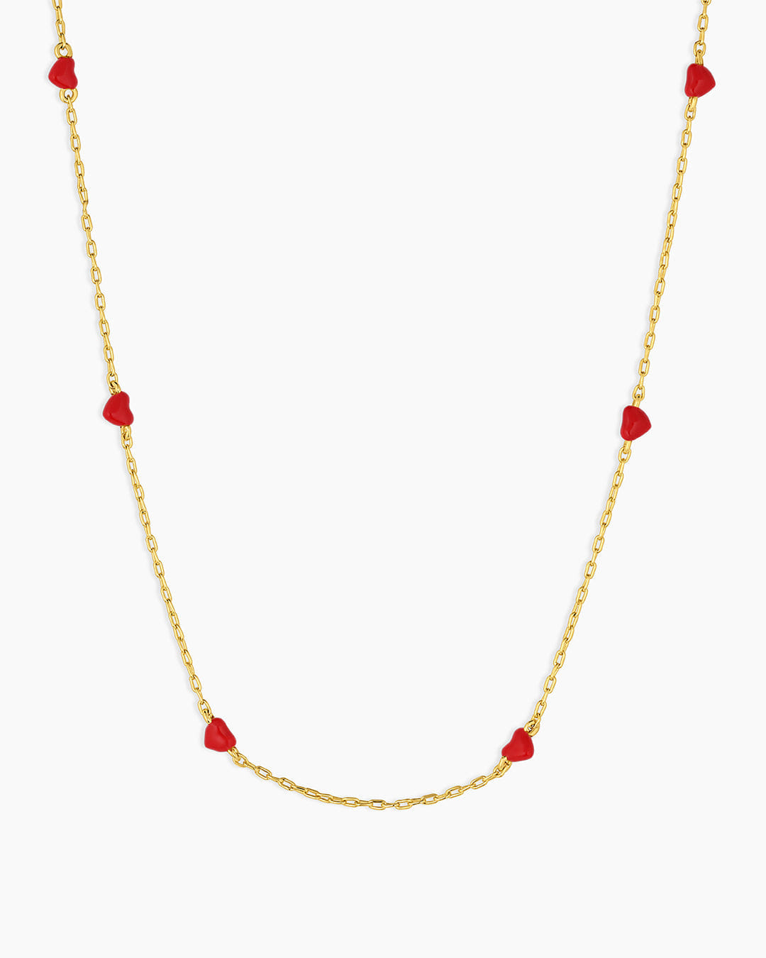 Winter 2024 Fashion Amour Necklace Red