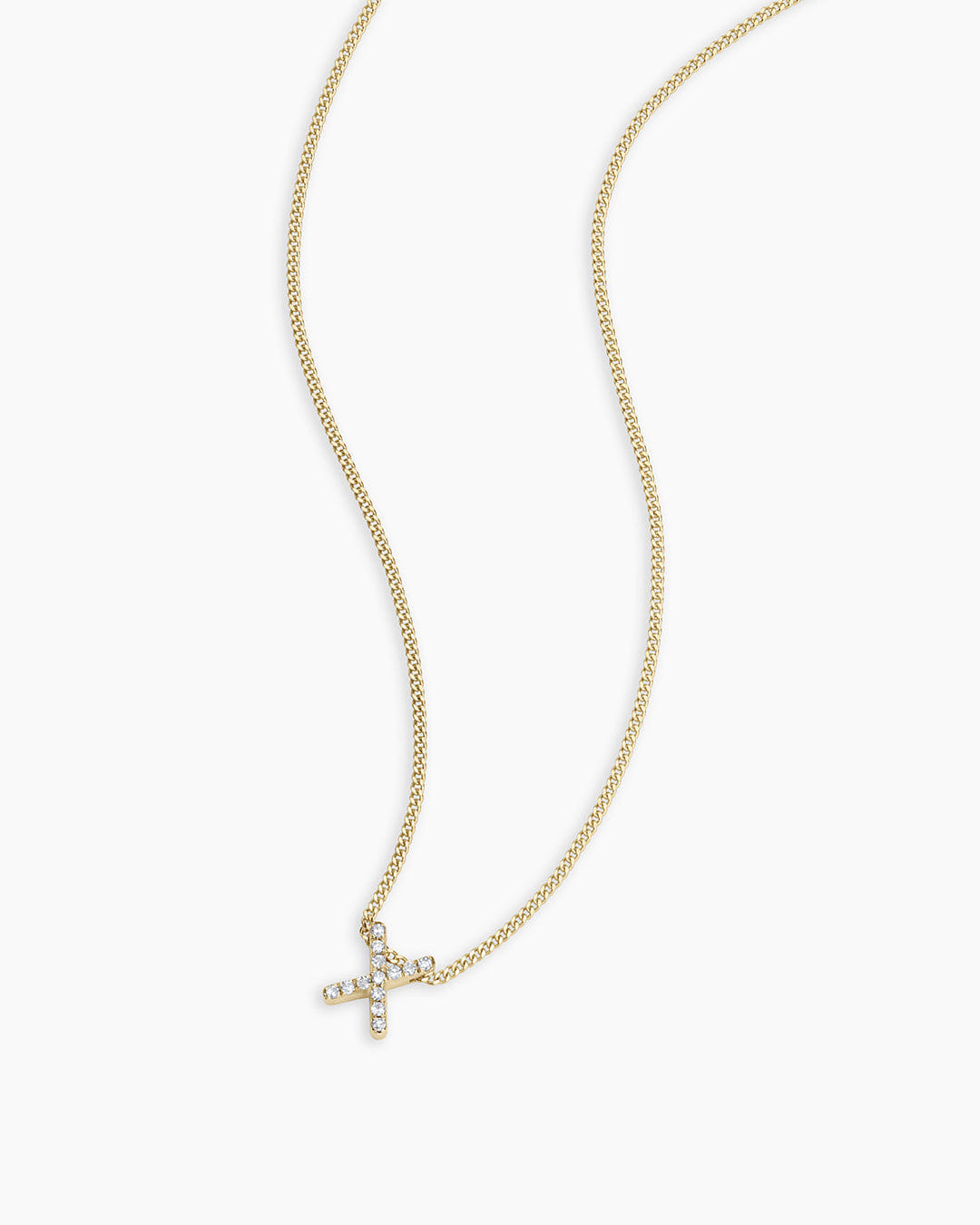 Fine 14K Diamond Alphabet Necklace