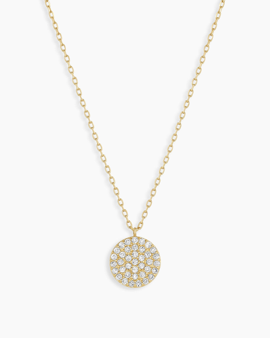 Fine 14K Diamond Pavé Necklace