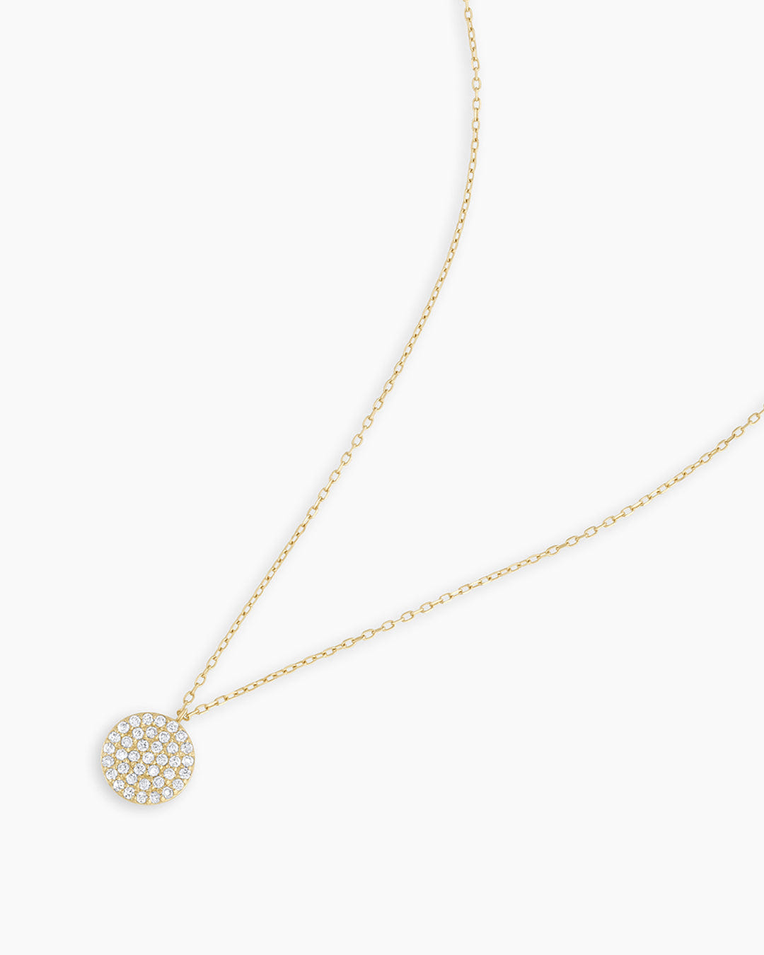 Fine 14K Diamond Pavé Necklace