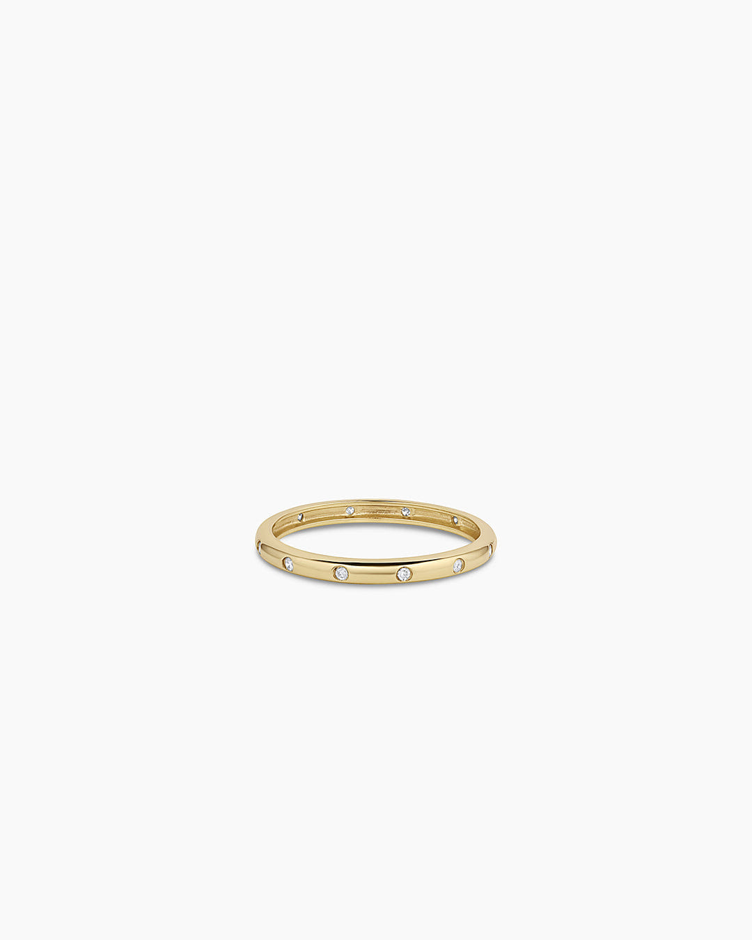 Fine 14K Diamond Lou Helium Ring