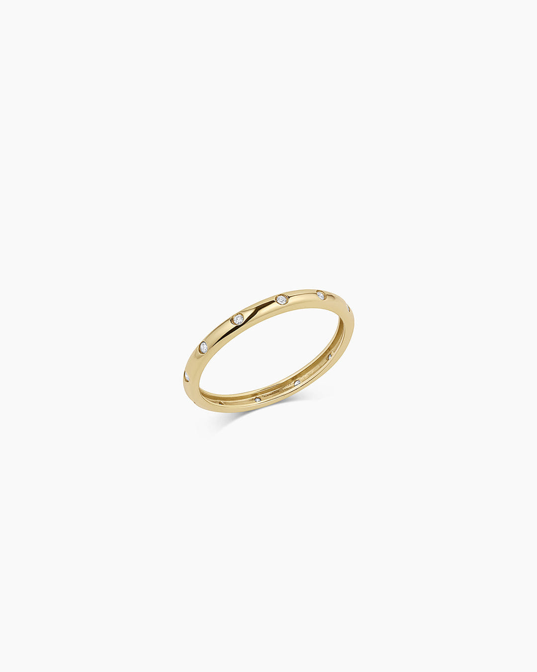 Fine 14K Diamond Lou Helium Ring