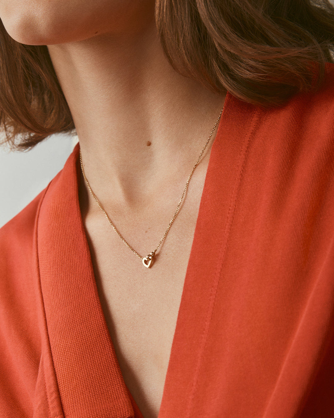 Fine 14K Gold Parker Heart Necklace