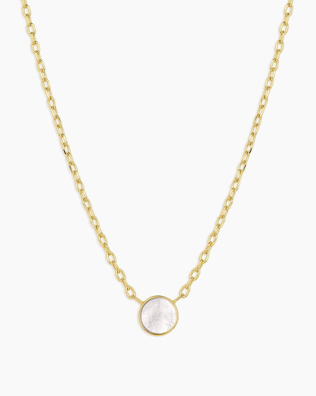 Fall 2023 Rose Marble Coin Necklace