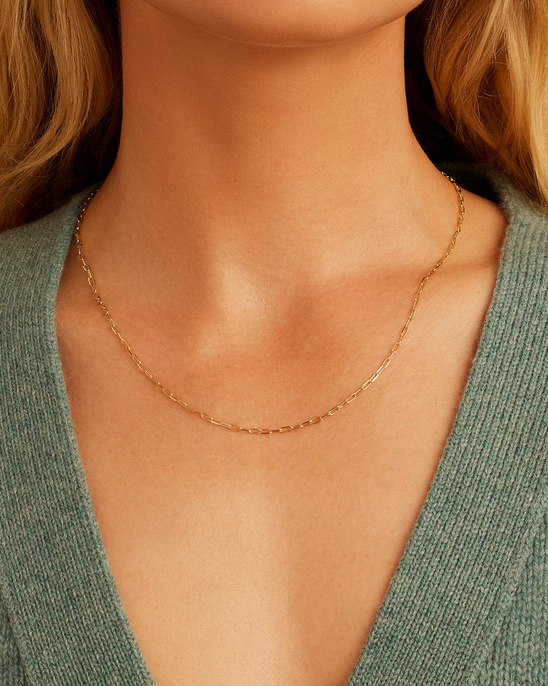 Fine 14K Gold Parker Micro Mini Necklace