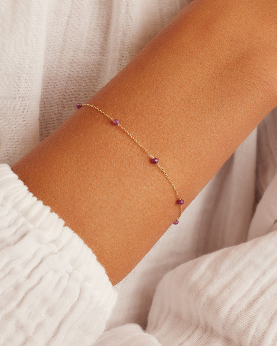 Fine 14K Gold Newport Birthstone Bracelet