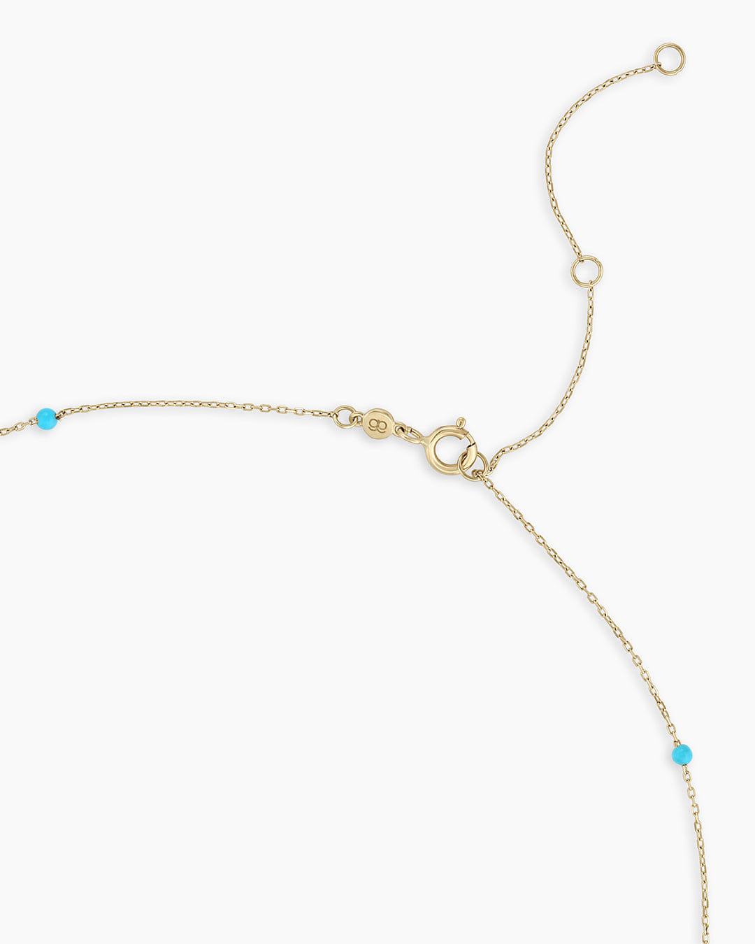 Fine 14K Gold Turquoise Newport Necklace