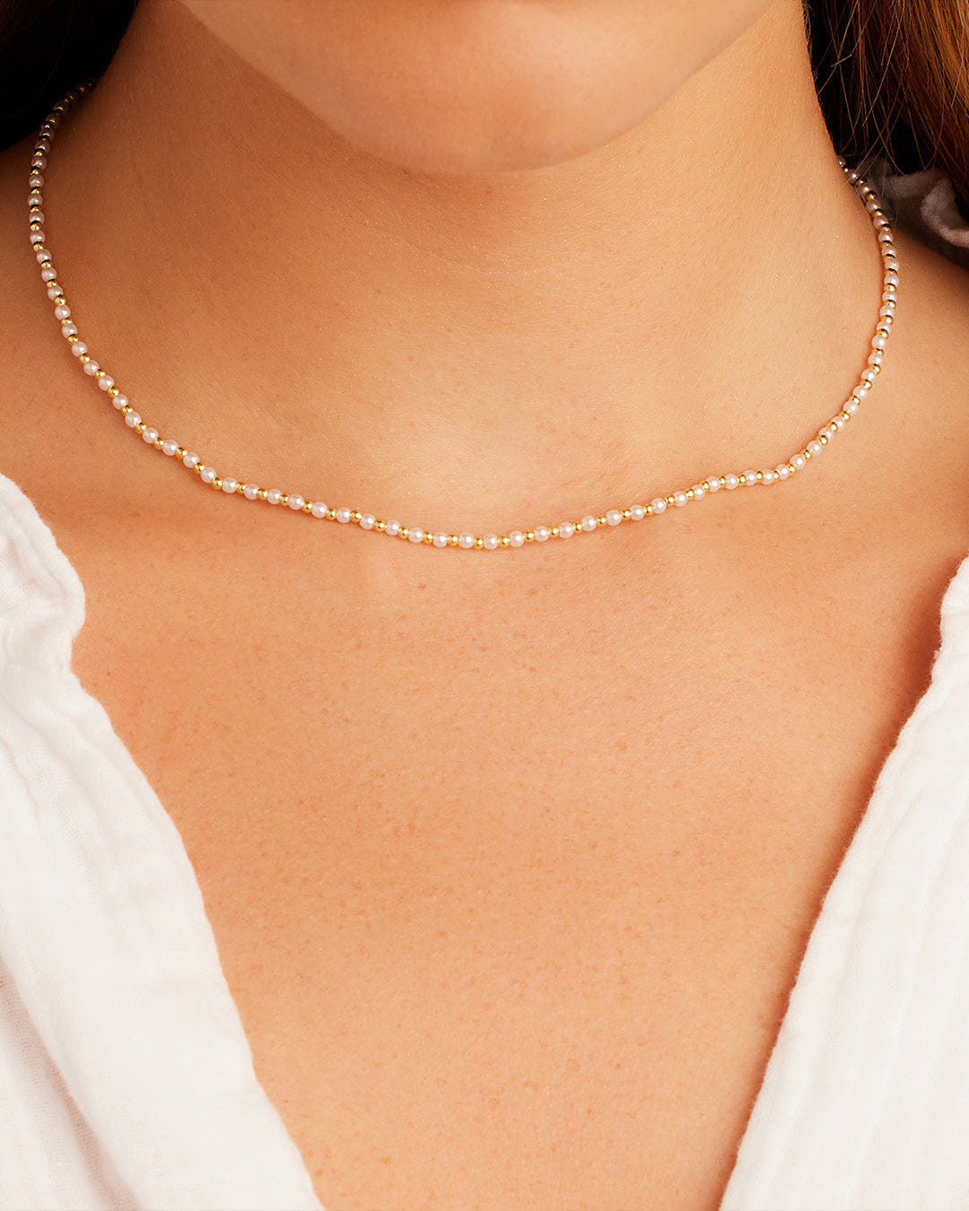Core Poppy Pearl Necklace
