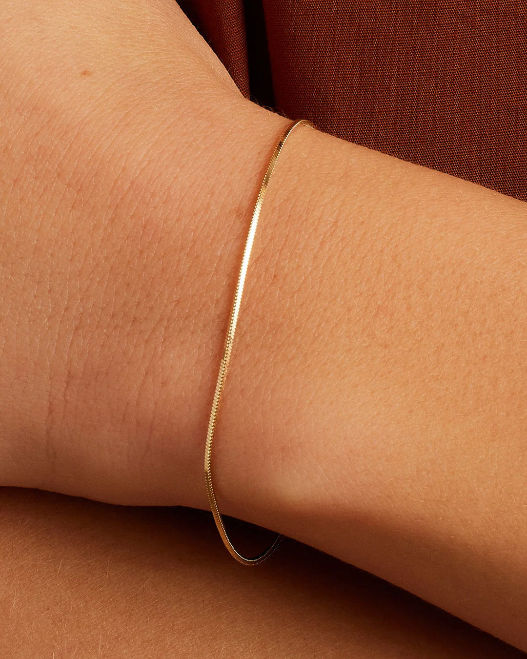 Fine 14K Gold Micro Mini Venice Bracelet
