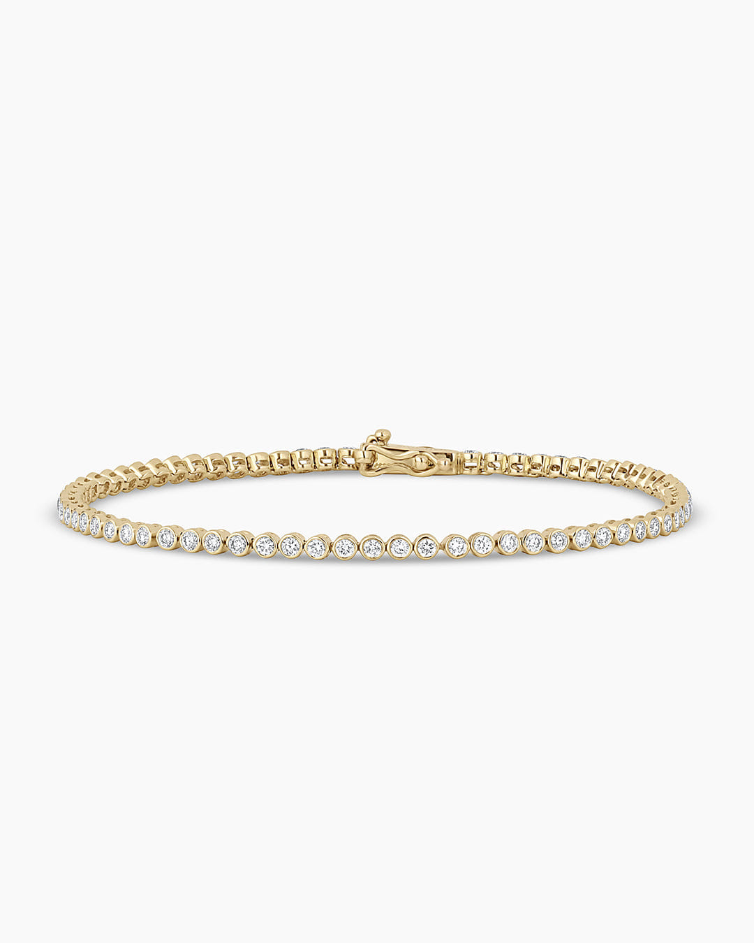 Fine 14K Classic Diamond Tennis Bracelet