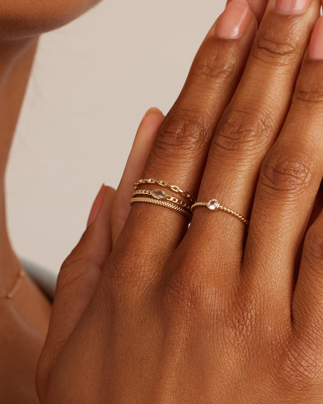 Fine 14K Gold Venice Ring