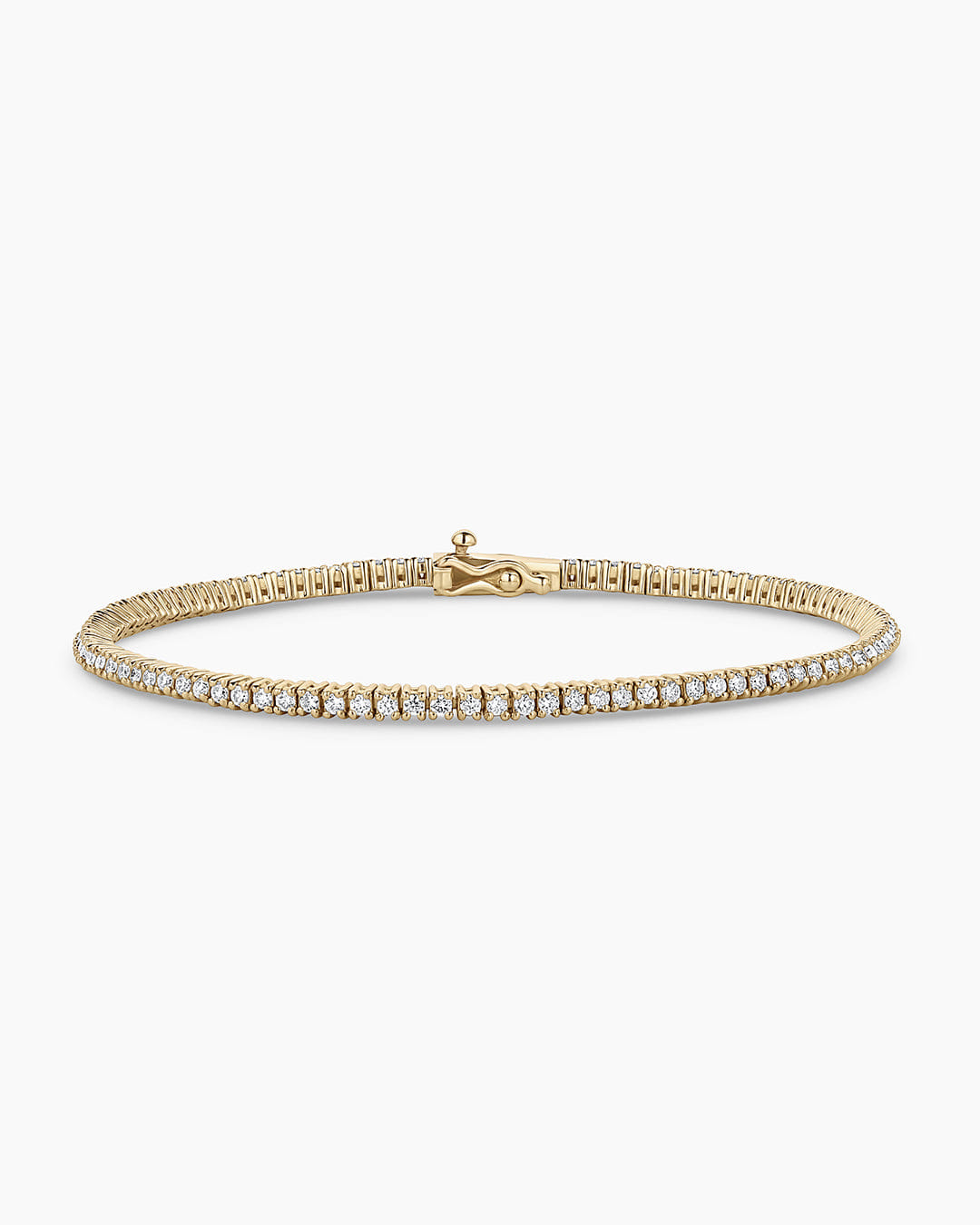 Fine 14K Melbourne Diamond Tennis Bracelet