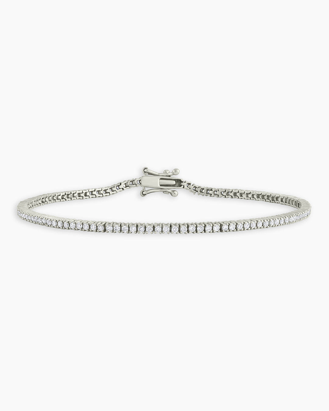 Fine 14K Melbourne Diamond Tennis Bracelet