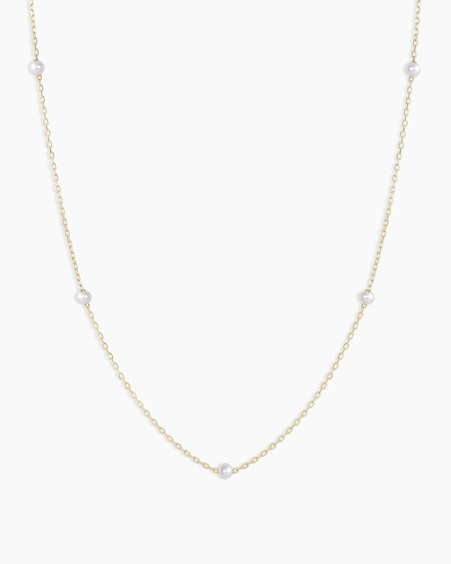 Fine 14K Gold Pearl Newport Necklace