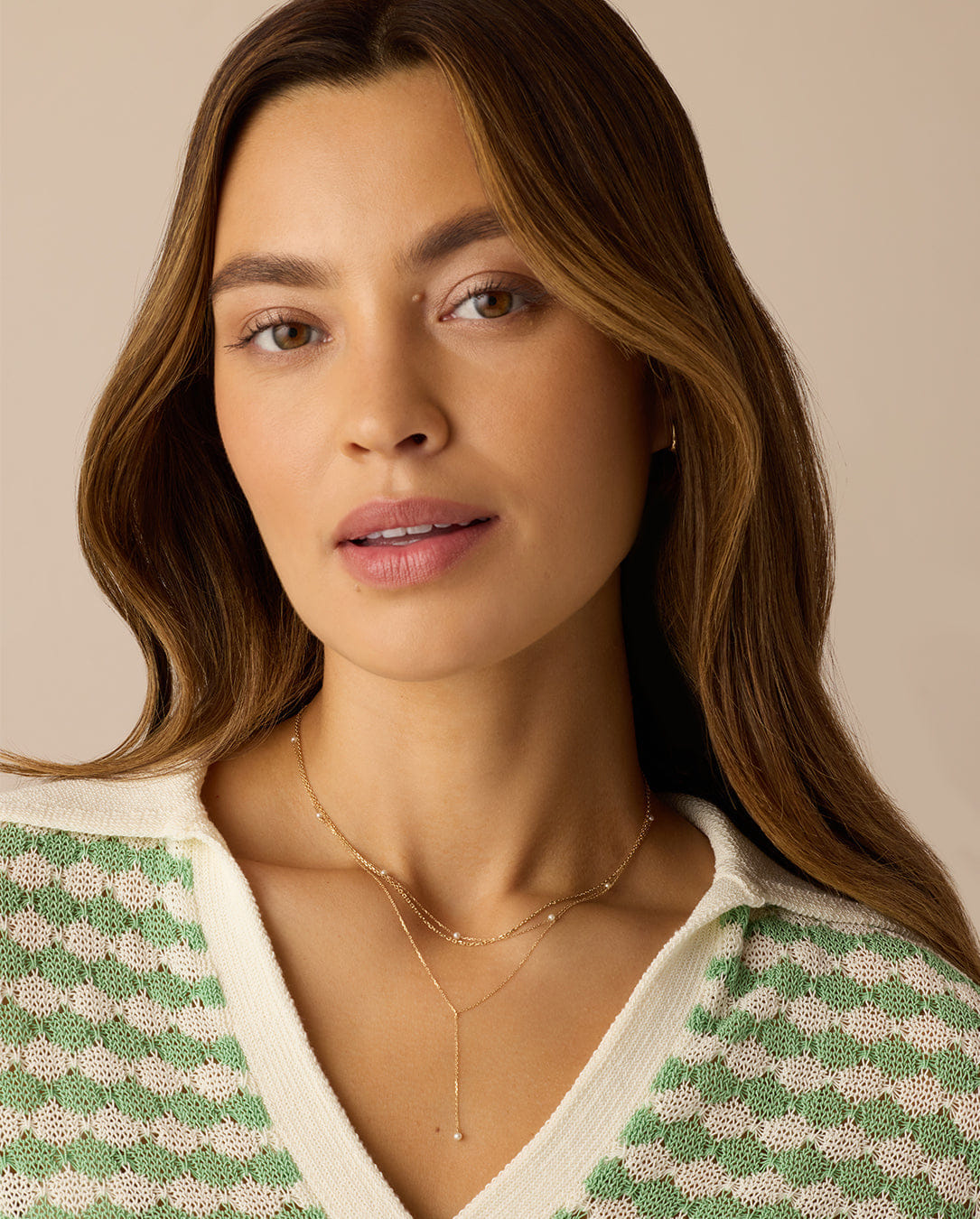 Fine 14K Gold Pearl Newport Necklace