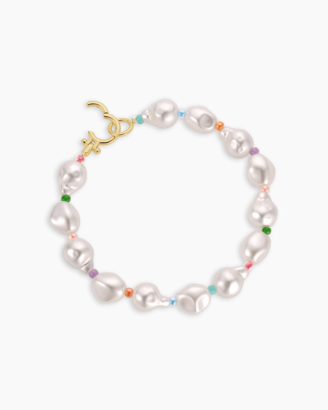 Summer 2025 Fashion Pearl Rainbow Cove Bracelet