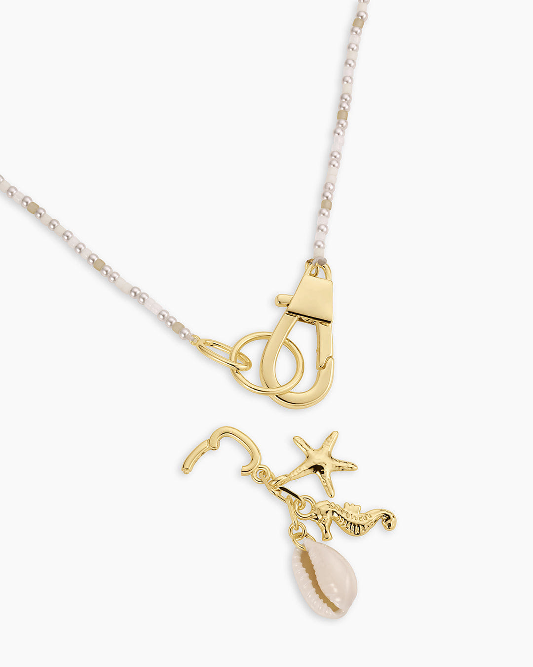 Summer 2025 Fashion Ocean Cluster Charm Necklace